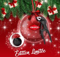 Alicates eléctricos KNIPEX Cobra® XS en su decoración navideña 