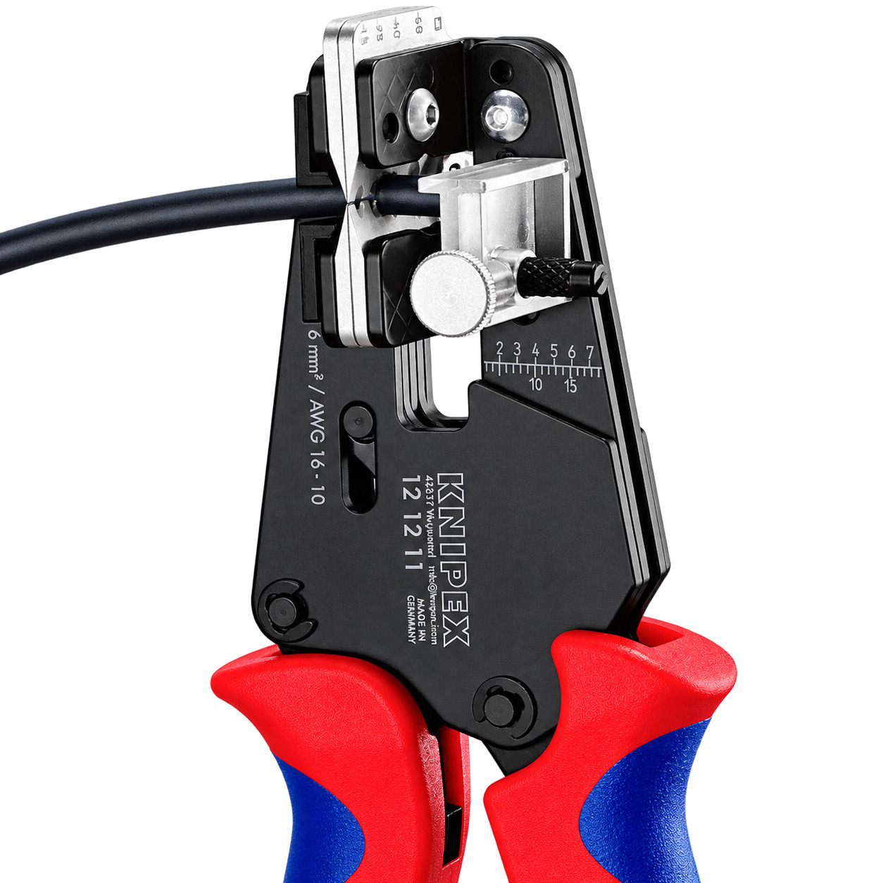 Alicate pelacables 1,5/2,5/4/6 mm² Knipex 12 12 11 